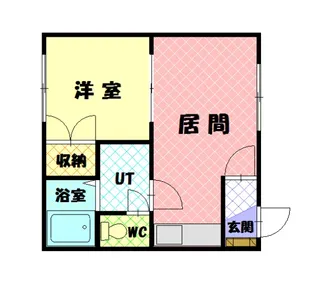 グランデ忠和A【1階】の間取り