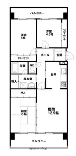 チュリス曙【103号室】の間取り