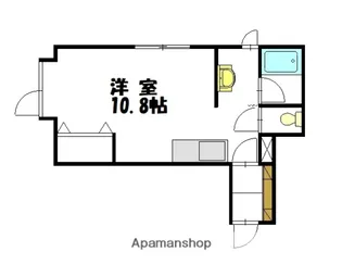 アムール医大前【2階】の間取り