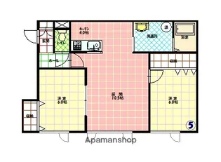 グランピア611【1階】の間取り