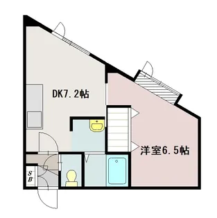 ノースウイング21【102号室】の間取り