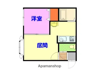 ウィーブ【202号室】の間取り