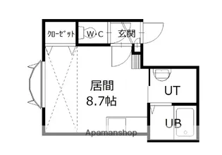 壱刻館Ⅱ【201号室】の間取り