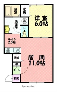MOCCA(モッカ)【1階】の間取り