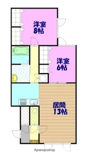 プチハウス【1階】の間取り