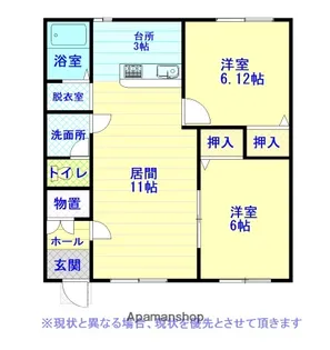 グレース大森【2階】の間取り