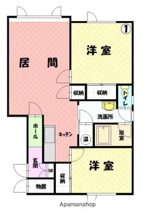 タウンズ秋月C棟【2階】の間取り