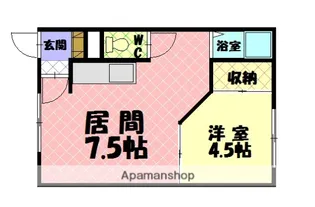 リッチハウス22【1階】の間取り