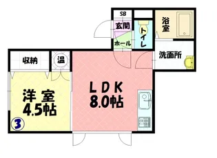 LODGE【1階】の間取り