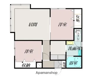 フローラB【2階】の間取り
