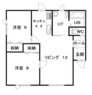 プレジール113【201号室】の間取り