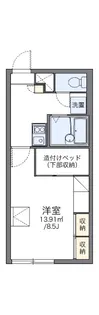 レオパレスMickyHouse【1階】の間取り