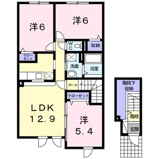 フレグランス39【2階】の間取り