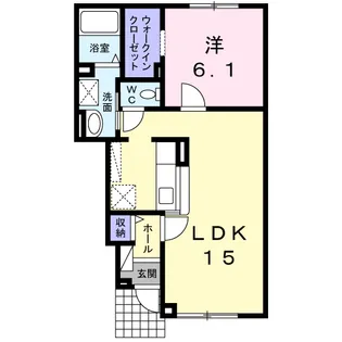 アリ ビラⅢ【1階】の間取り