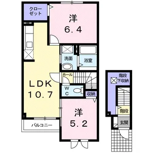 MJスクエア【2階】の間取り