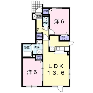 イマン【1階】の間取り