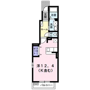 ブリーズメゾン【1階】の間取り
