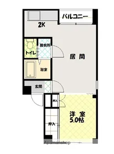 ゆかりハイツ【4階】の間取り