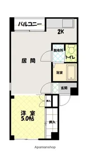 ゆかりハイツ【301号室】の間取り