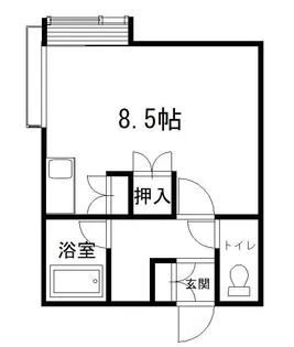 コットンハウス9【207号室】の間取り