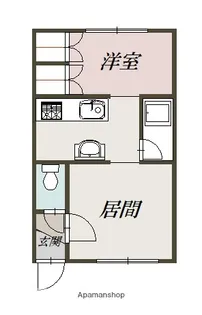 コーポサクライB【2階】の間取り