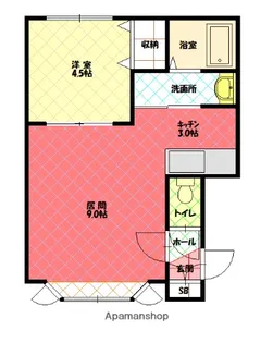 チヨダガーデン【1階】の間取り