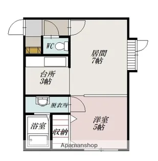 リチネス東光【2階】の間取り