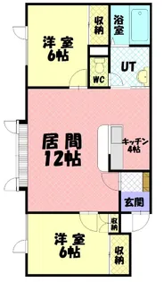 カーサエクラン東光【2階】の間取り