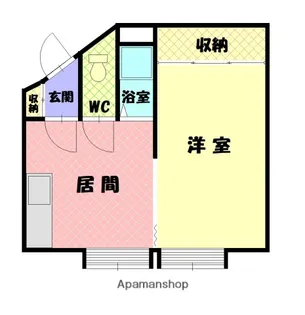 ハイツリバプール【2階】の間取り
