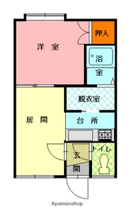 ツインハープ【2階】の間取り