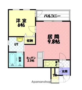 フロスティームーンA【1階】の間取り