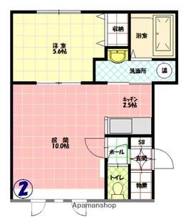 シンフォニー東光【1階】の間取り