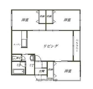 スプランドゥール【3階】の間取り