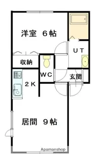 VERITE【201号室】の間取り