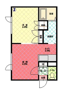 メープルジョイ【2階】の間取り