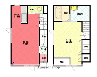 W LIP Ⅴ【1階】の間取り