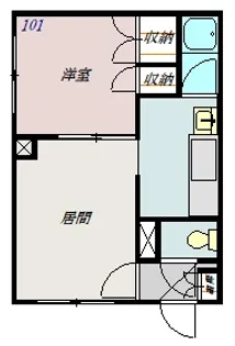 カナダプレイス【1階】の間取り