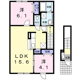 ブライトヴィラ【2階】の間取り