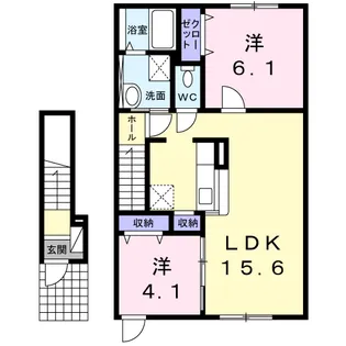 ブライトヴィラ【2階】の間取り