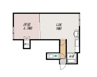 1LDKの間取り画像