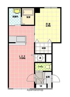 ベイクリスタル【2階】の間取り