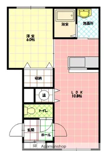 ベイクリスタル【3階】の間取り