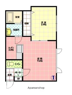 NLCⅢ【1階】の間取り