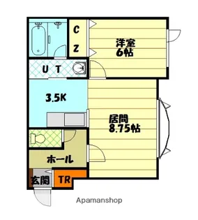 グレース近文B【2階】の間取り