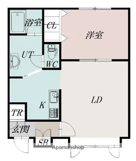 オーキッドテラスA【2階】の間取り