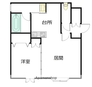 ボックスA【2階】の間取り