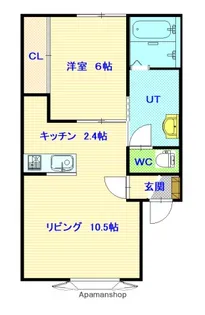 アリュール東光【1階】の間取り