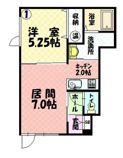 スマイルハート【1階】の間取り