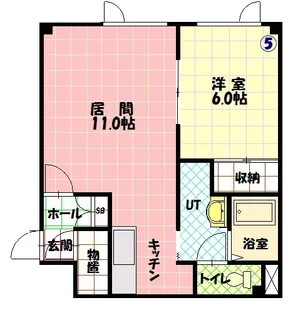 コンフォートⅢ【1階】の間取り