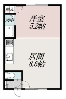 サンセット豊岡【205号室】の間取り